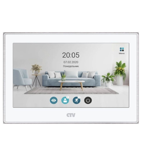 Видеодомофон CTV Монитор видеодомофона с WIFI CTV-M5702, 1024x600 ...