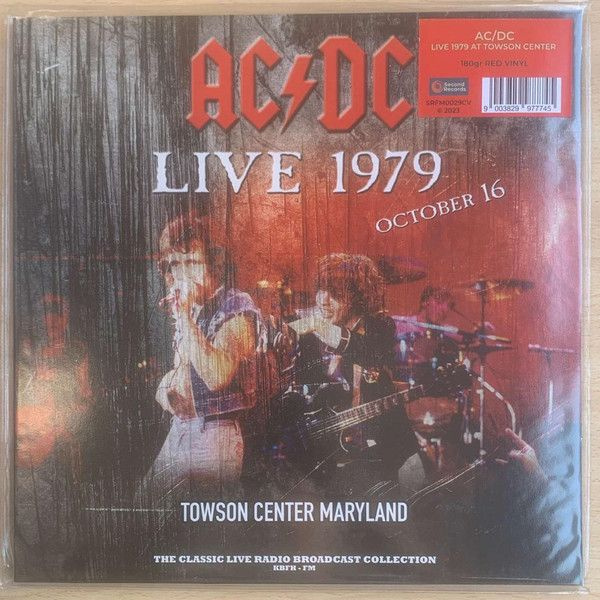 Винил AC/DC. Live 1979 At Towson Center Maryland (2LP, Red, 180 gram ...