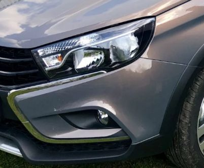 Накладка в передний бампер LADA VESTA SW CROSS ФАНТОМ-496 левая - LADA ...