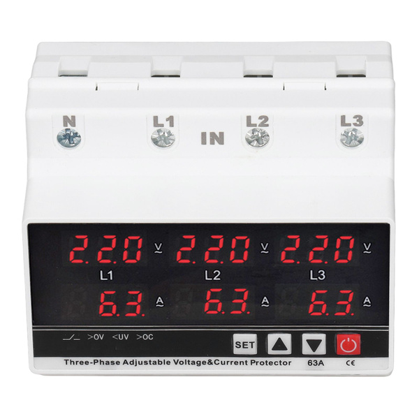 фазный вольтметр амперметр - купить по выгодной цене в интернет ...