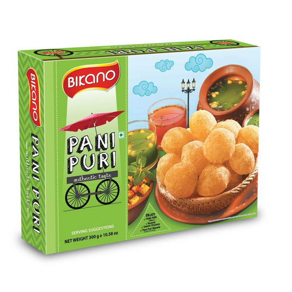 Готовое блюдо шарики из теста с начинкой Пани Пури (PANI PURI) 300 гр ...