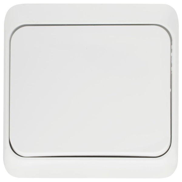 Переключатель накладной Systeme Electric Этюд 1 клавиша, цвет белый ...