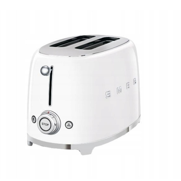 Тостер Smeg TSF01, кремовый, белый купить по выгодной цене в интернет ...