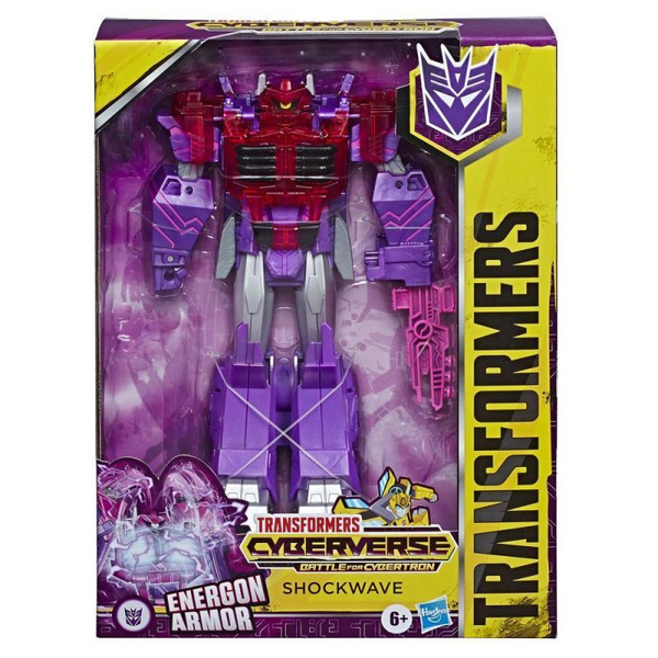 Hasbro Transformers - Фигурка Трансформер Кибервселенная 30см - Шоквейв ...