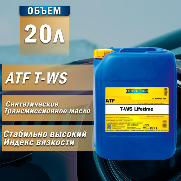 RAV ATF T-WS LIFE BIB 20L ATF Oil T WS Li - Foto 5