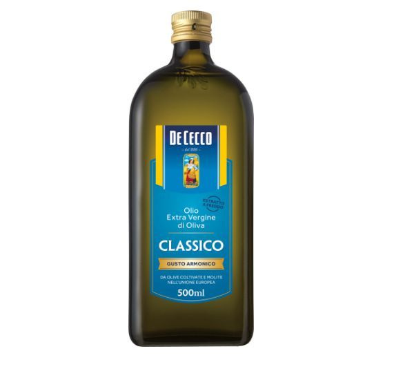 Масло оливковое DE CECCO Classico нерафинированное, 500 мл - купить с ...