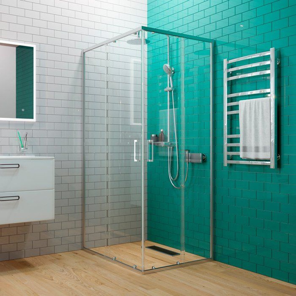 Душевой уголок IDDIS Zodiac ZOD6CS8i23 без поддона, стеклянный, 100x80 ...