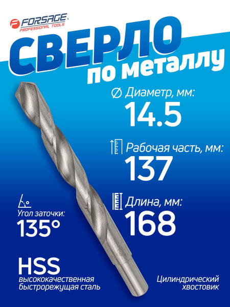 Сверло по металлу 14.5мм HSS, в чехле - купить по выгодной цене в ...