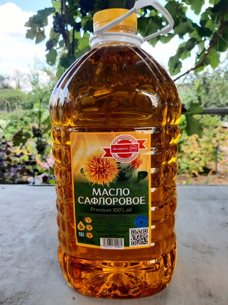 Сафлоровое масло PREMIUM 100% OIL, 5000 мл - купить с доставкой по ...
