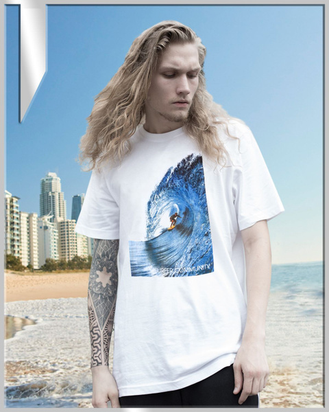 Футболка FREE DAY, размер 52, цвет голубой, 100% хлопок - купить по ...