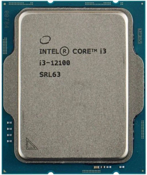 Процессор Intel Core i3 12-го поколения, OEM (без кулера), 4 яд., 3.3 ...