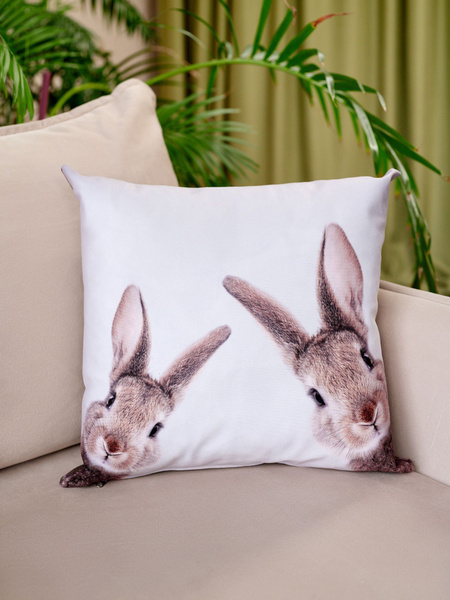 Подушка декоративная 45*45 см Pillow_45_rabbit_6 45x45 - купить по ...