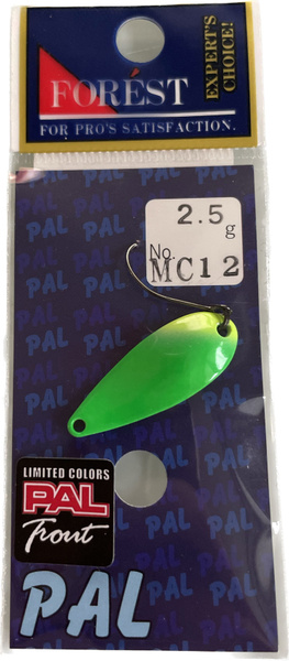 Колеблющаяся Блесна Forest колеблющаяся PAL Limited 2,5гр #MC12 ...