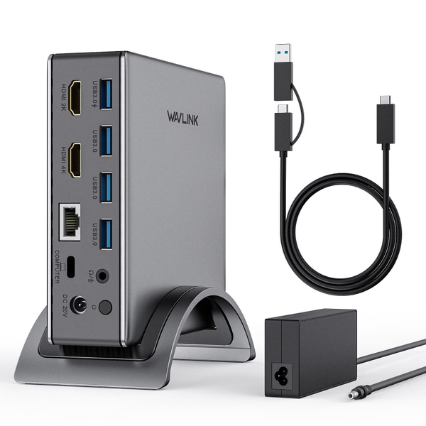 Док-станция для ноутбука USB-адаптер 10-In-1 HUB разветвитель Двойной ...