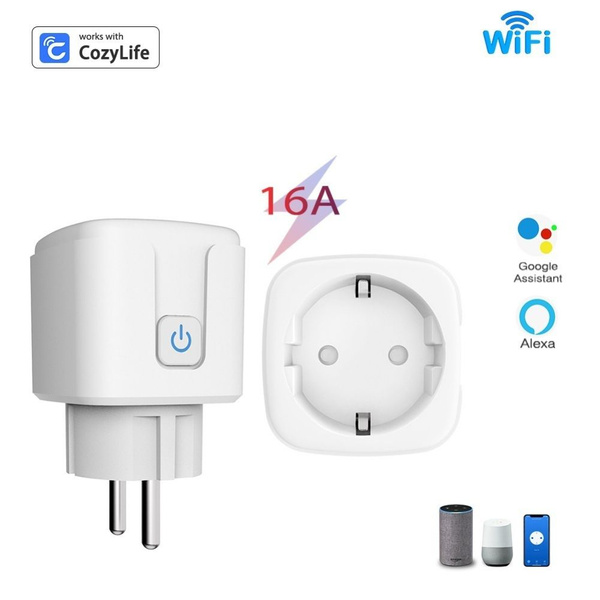 Умная WIFI розетка (1 гнездо,16А) Яндекс Алиса, Smart Life, Tuya Smart ...