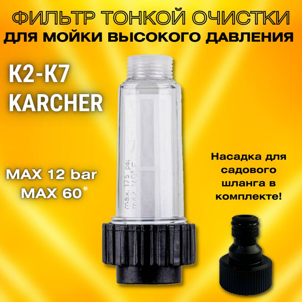 Фильтр для бытовой мойки высокого давления Karcher K2 K3 K4 K5 K6 K7 ...