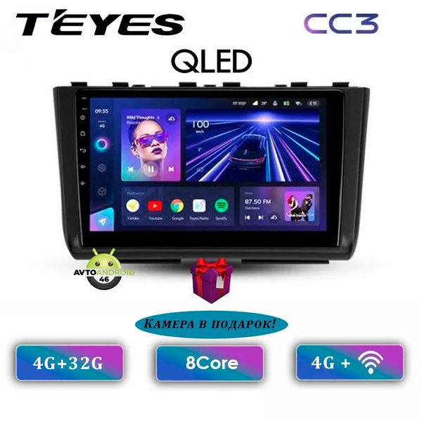 Штатная автомагнитола Teyes/ CC3/ для Hyundai Creta 2/IX25/Хендай ...
