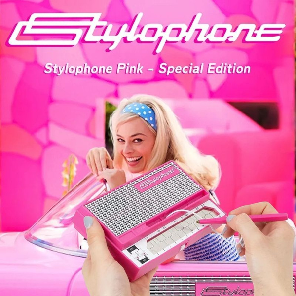 Мини-синтезатор Аналоговый синтезатор Dubreq Stylophone S1/Розовое ...