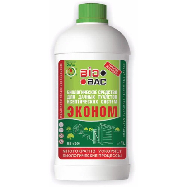 Средство для дачных туалетов BB-V600 1 л, 1 шт. в заказе - купить с ...