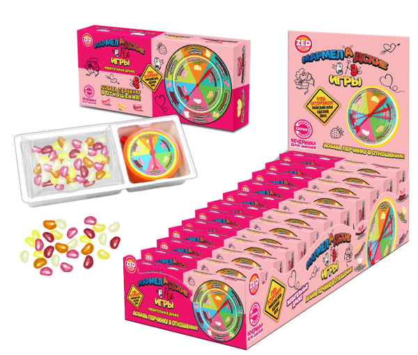 Настольная игра ZED CANDY Мармеладские игры Вечеринка для двоих 100гр ...