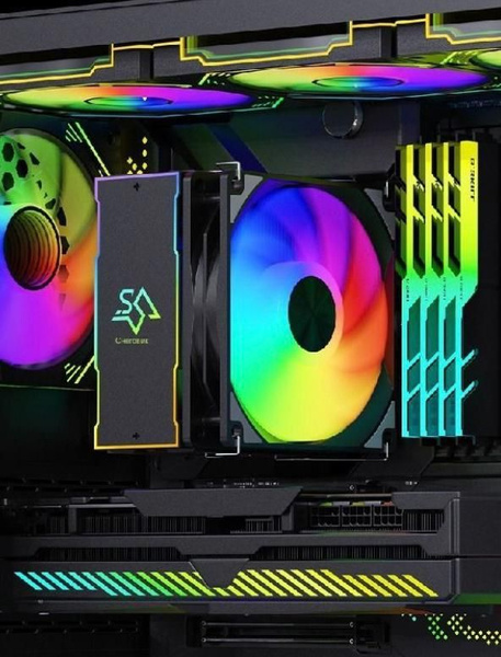 Кулер для процессора MT6-V3 ARGB LGA1700/1200/115X/AM4/AM5 (TDP 210 Вт ...