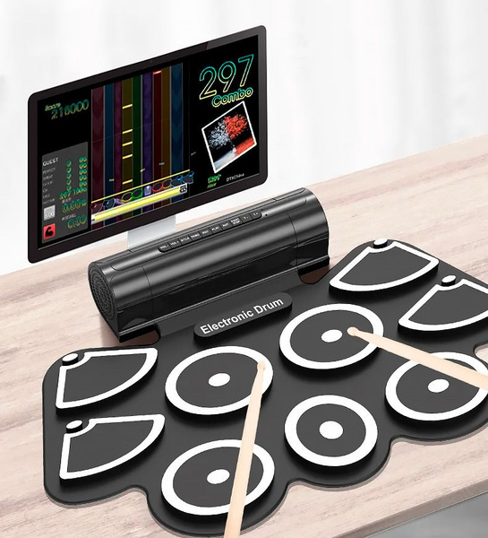 Портативная гибкая барабанная установка Xiaomi Roll Up Drum Kit MD760 ...