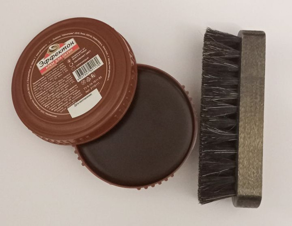 уход за кожаной обувью щетка и крем