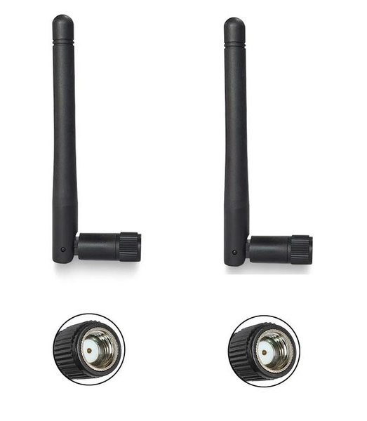 WiFi антенна для роутера 2 дБ KC2-2400 SMA RP (2 шт) - купить с ...