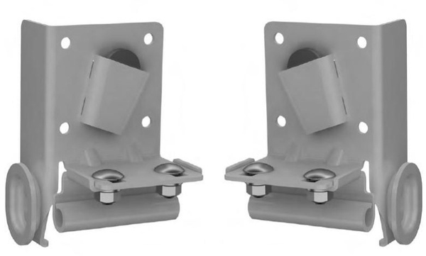 DoorHan DH25247/RAL9003: Нижний угловой кронштейн регулируемый для ...
