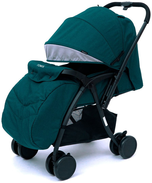 Характеристики Коляска прогулочная TOMIX Cosy V2, зеленый подробное ...