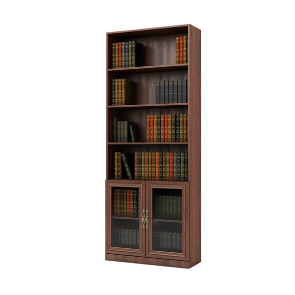 Шкаф книжный Мегамебель Карлос-022, 80x29x203 см - купить по выгодной ...