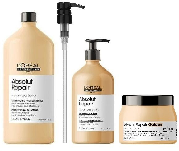 L'Oreal Professionnel Absolut Repair Шампунь 1500 мл.+ДОЗАТОР+маска ...