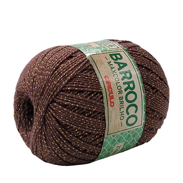 6 мотков Пряжа Circulo BARROCO MAXCOLOR BRILHO 98% Хлопок, 2% Люрекс ...