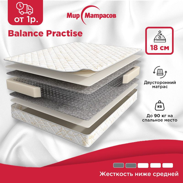 Матрас Мир Матрасов Balance Practice, Зависимые пружины, 120 - купить ...