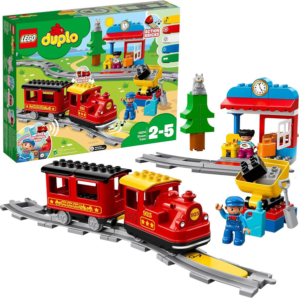 Конструктор LEGO DUPLO Town 10874 Рельсы Лего - купить с доставкой по ...