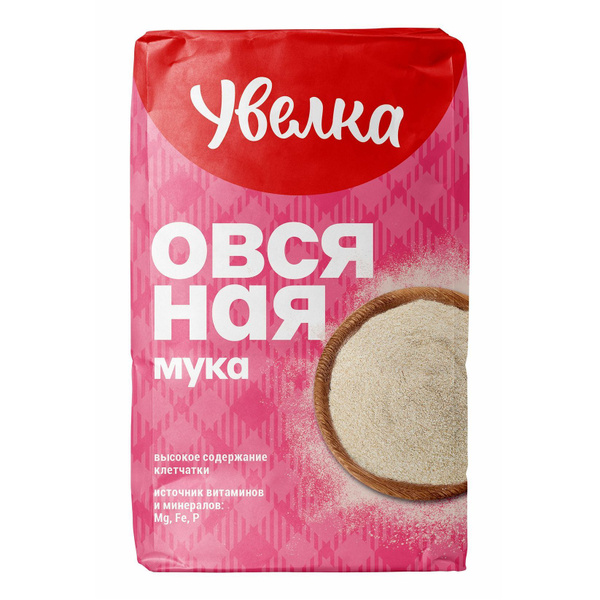 Мука Увелка Овсяная 1 кг - купить с доставкой по выгодным ценам в ...