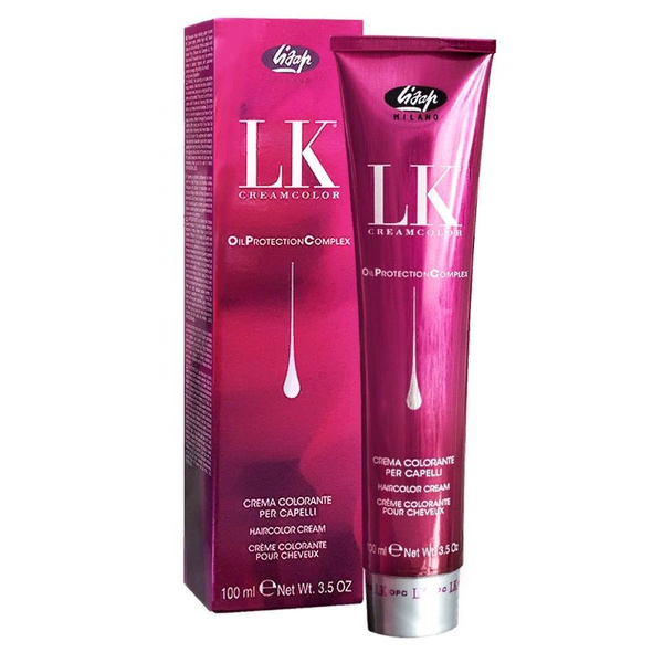 Lisap Milano Краска для волос LK Oil Protection Complex, тон 3/07 Темно ...