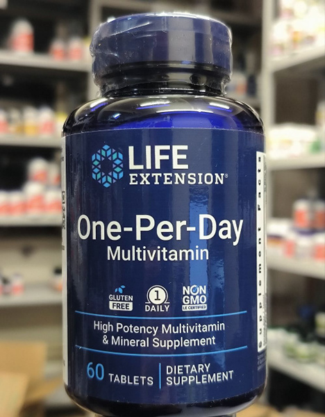 Life Extension, Мультивитамины для приема один раз в день One-Per-Day ...