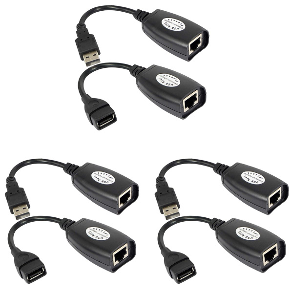 Адаптер-удлинитель кабеля USB-RJ45 RJ 45 LAN Усилитель сигнала - купить ...