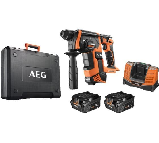 Аккумуляторный бесщеточный перфоратор AEG BBH18BL LI-502C 4935464753 ...