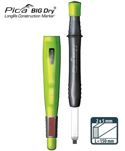 Строительный карандаш автоматический Pica BIG Dry с прямоугольным ...