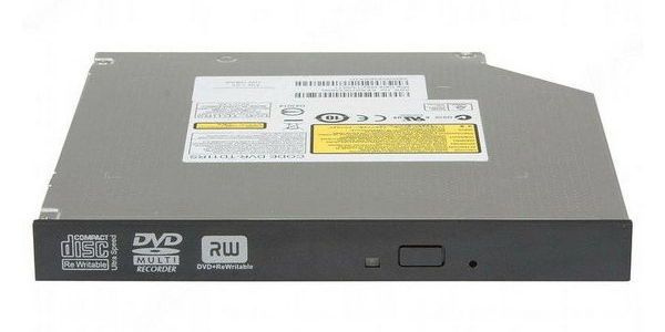 Привод оптический DVD-RW Slim, 12,7 мм, Pioneer DVR-TD11RS черный SATA ...