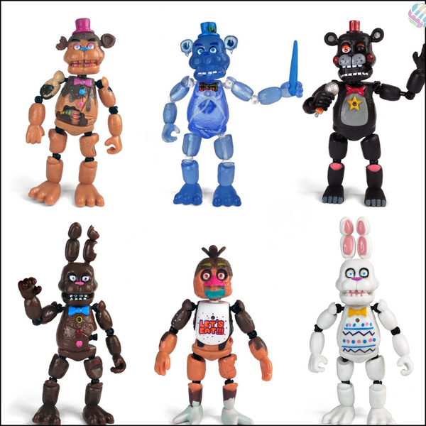 Шоколадные фигурки Freddy's Action Figures (FNAF), набор из 6 штук ...