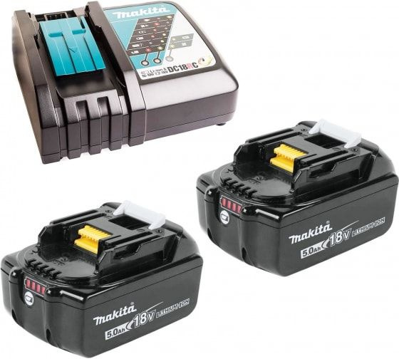 Набор (DC18RC + BL1850B - 2 шт., 5.0Ah, картон) MAKITA 191L74-5 купить ...