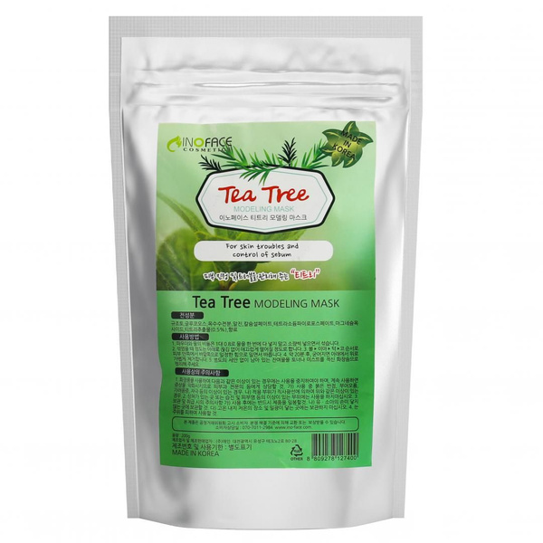 Альгинатная маска для лица с экстрактом чайного дерева Inoface Tea Tree ...