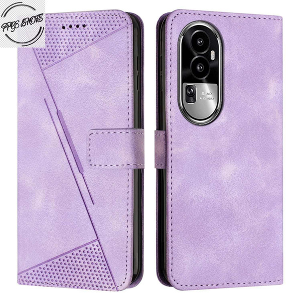 чехол для Oppo Reno 10 Pro + /Оппо Рено 10 Про + Кожаный чехол для ...