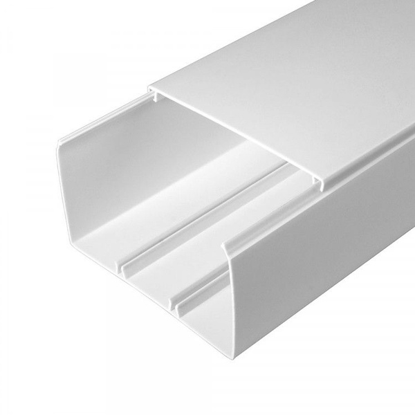 Кабель-канал 100 х 60 мм, 2 м, белый Россия // КК 100х60 бел - купить с ...