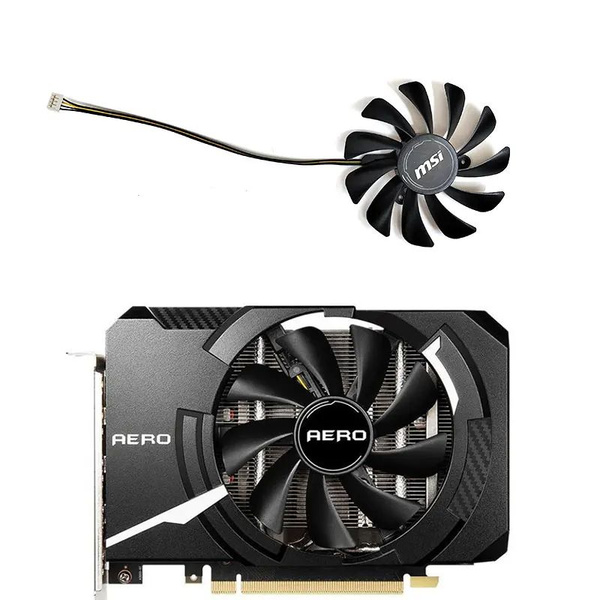 95мм вентилятор видеокарты MSI AERO ITX GeForce RTX 3060Ti 3060 3050 ...