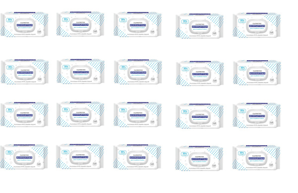 Салфетки влажные дезинфицирующие Авангард, 30% спирт, пластиковый ...