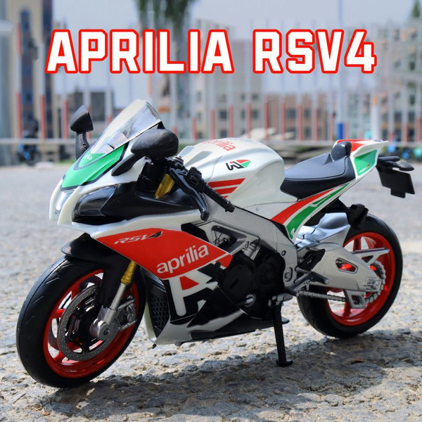 1:12 Aprilia RSV4 RR1000 Металлические модели мотоциклов, игрушечные ...